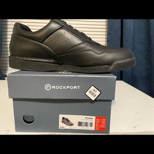 Rockport Prowalker Mens Leather shoe; Black, size 11.5 W. New in box
